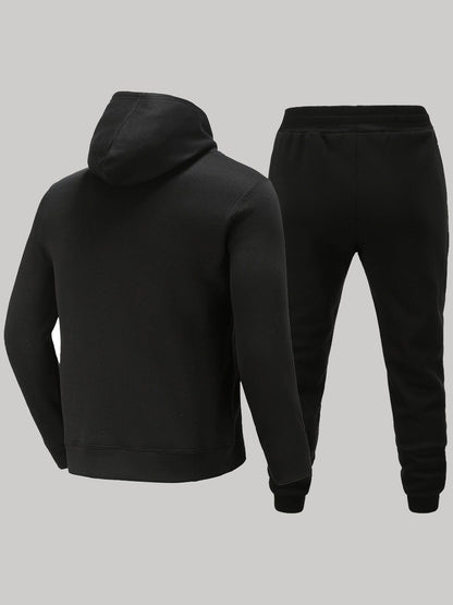Women's Hoodie and Sweatpants Set with Festive Christmas Motif