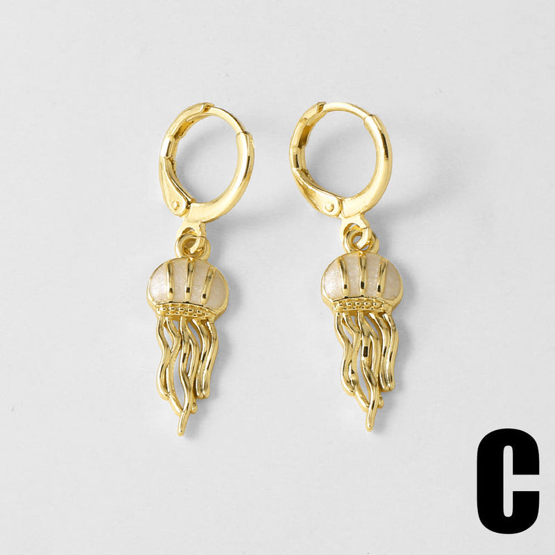 Joselyn Ocean Charm Drop Earrings