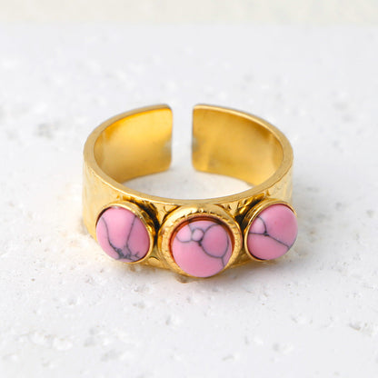 Thais Gold Statement Open Ring