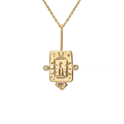 Breelyn Tarot Card Pendant Necklace