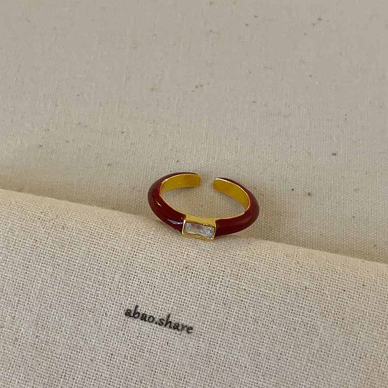 Ilaria Delicate Enamel Ring