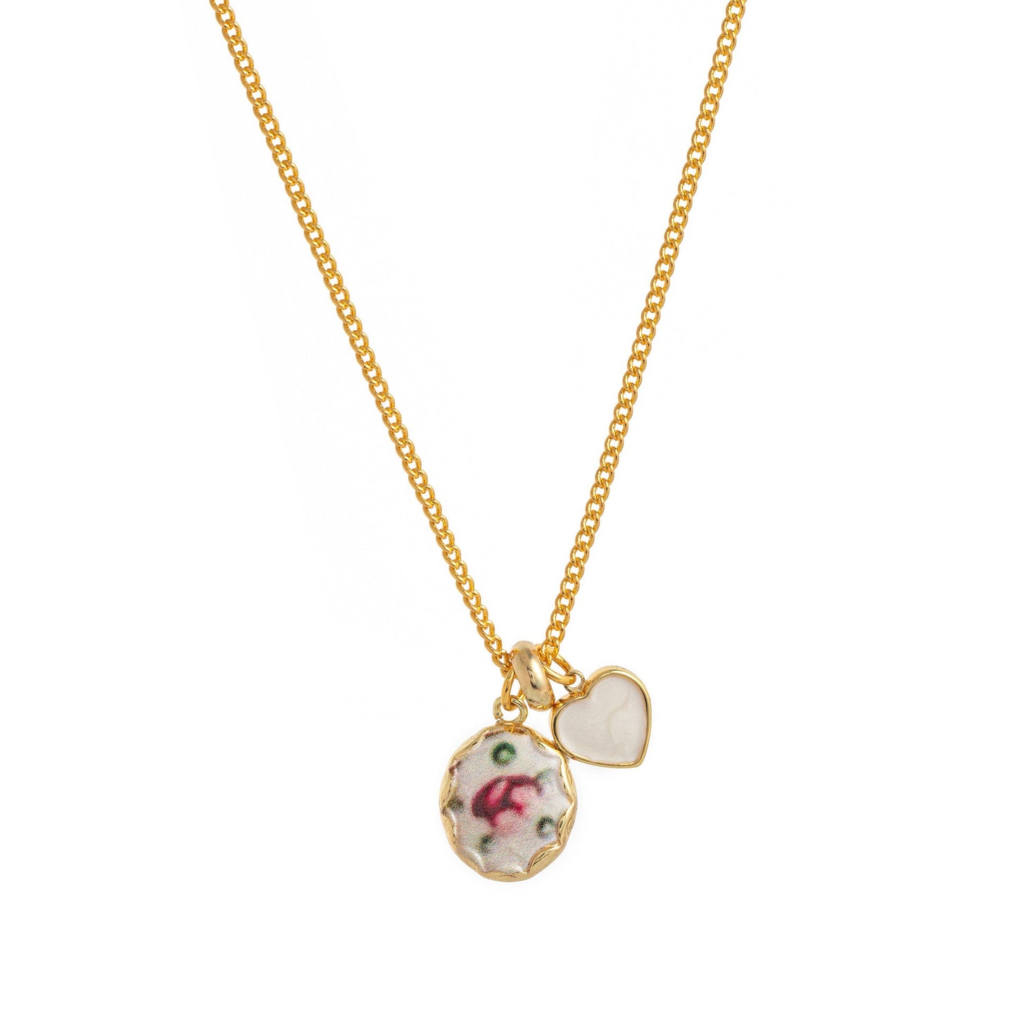 Ayelen Painted Pendant Necklace