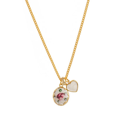 Ayelen Painted Pendant Necklace