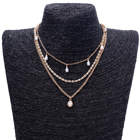 Florence Layered Pearl Necklace