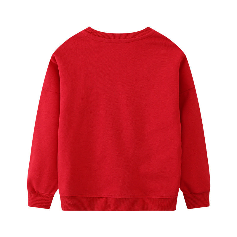 Kids' Sweatshirt with Festive Christmas Design