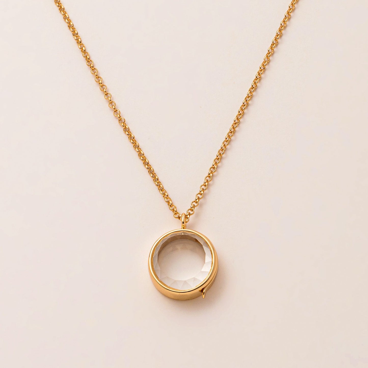 Floating Charm Locket Necklace and Mini Charms