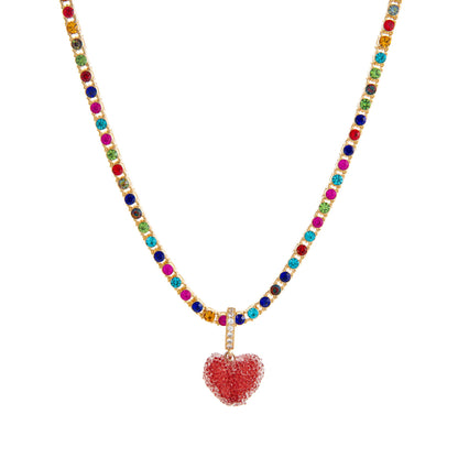 Damiya Jelly Heart Necklace