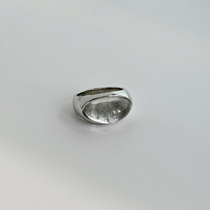 Jamiya Heart Cat Eye Ring
