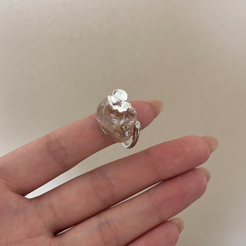 Caylie Maillard Stone Flower Ring