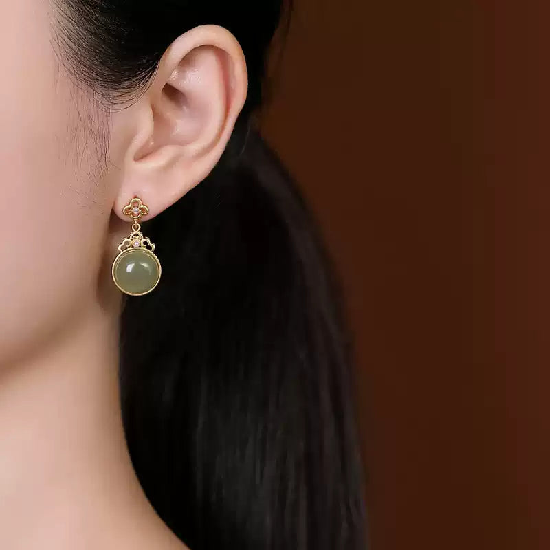 Brynn Jade Drop Earrings
