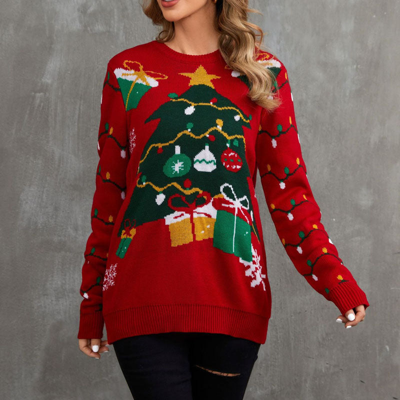Fun Christmas Knit Sweater for Women