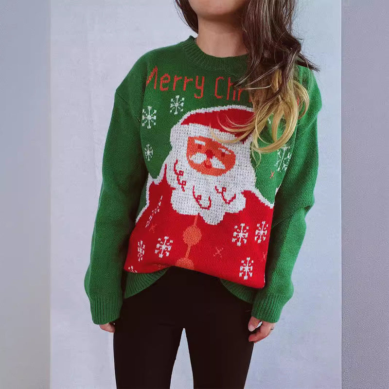 Women's Christmas Sweater with Festive Design and High-Quality Knit R&B