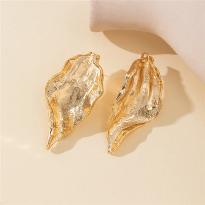 Emina Gilded Leaf Earrings