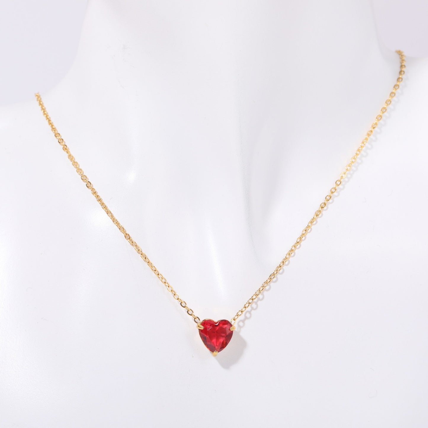Maryella Birthstone Love Necklace