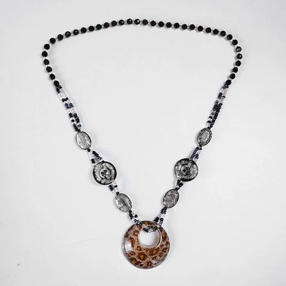Aleeyah Leopard Print Necklace