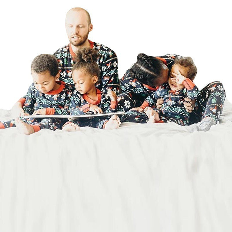 Christmas Heart Christmas Pajamas Navy Women's