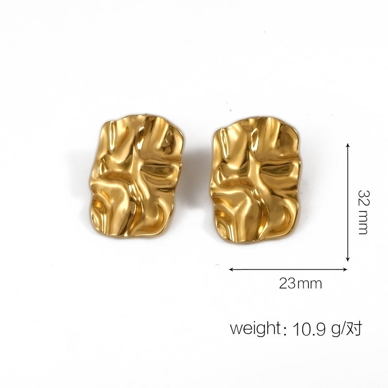 Katlyn Elevated Gold Geometric Earrings