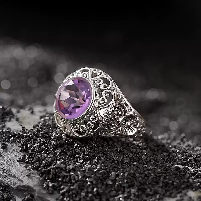 Skye Amethyst Ring
