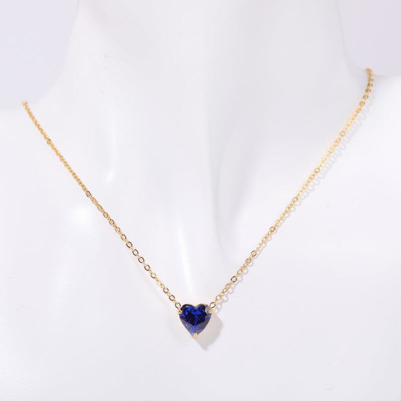 Maryella Birthstone Love Necklace
