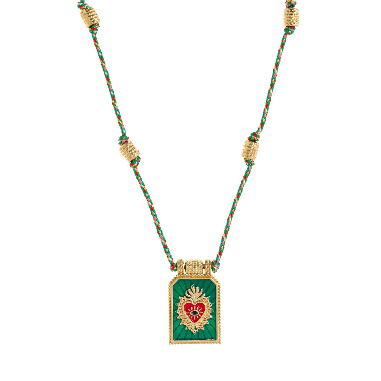 Siyona Cord Charm Necklace