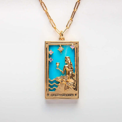 Erynn Gold-plated Tarot Necklace