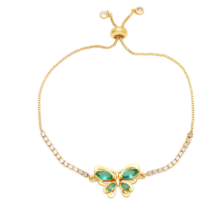 Jamira Zircon Butterfly Bracelet