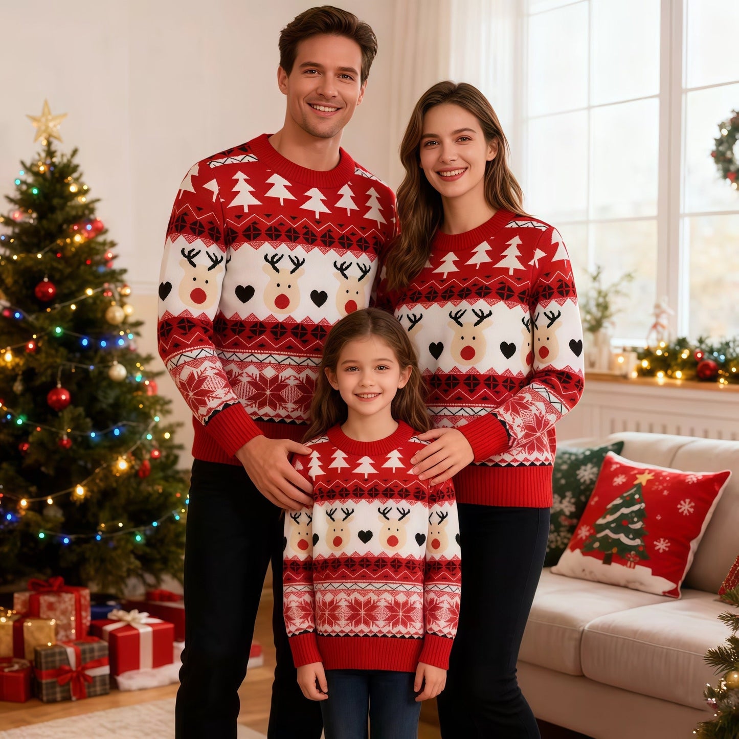 The Stylish Christmas Sweater Red Men's