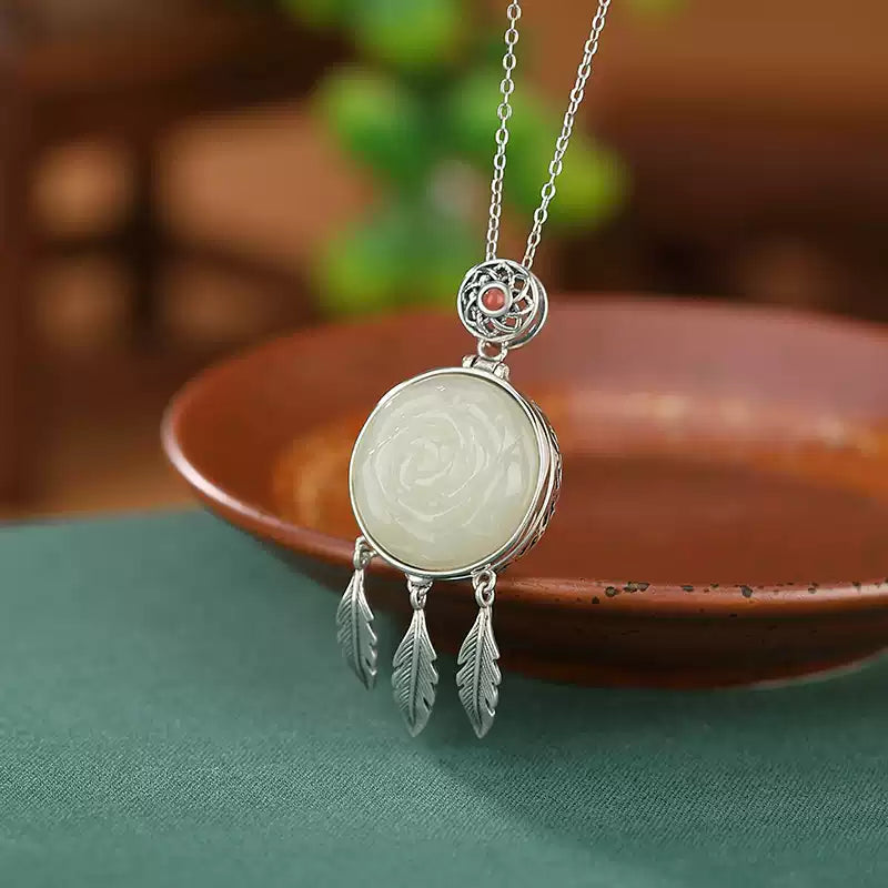 Leila Jade Dreamcatcher Pendant