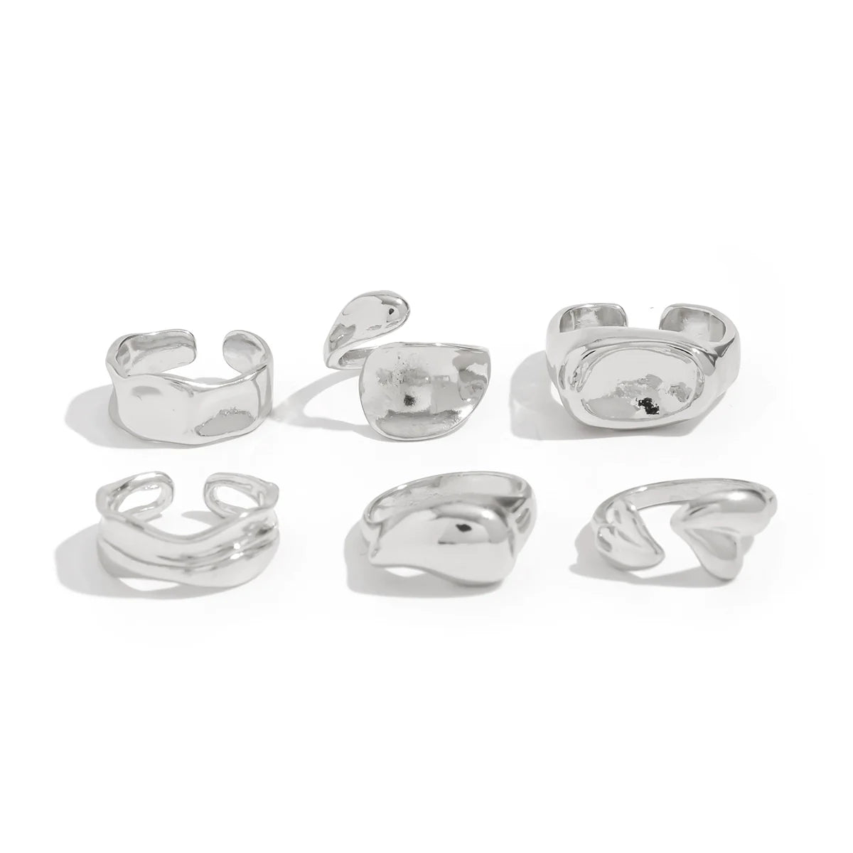 Shawna Irregular Open Ring Set