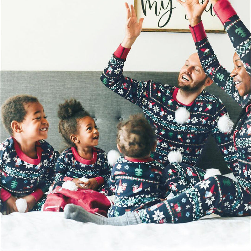 Christmas Heart Christmas Pajamas Navy Women's