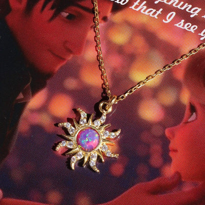 Aariyah Opal Zirconia Pendant Necklace
