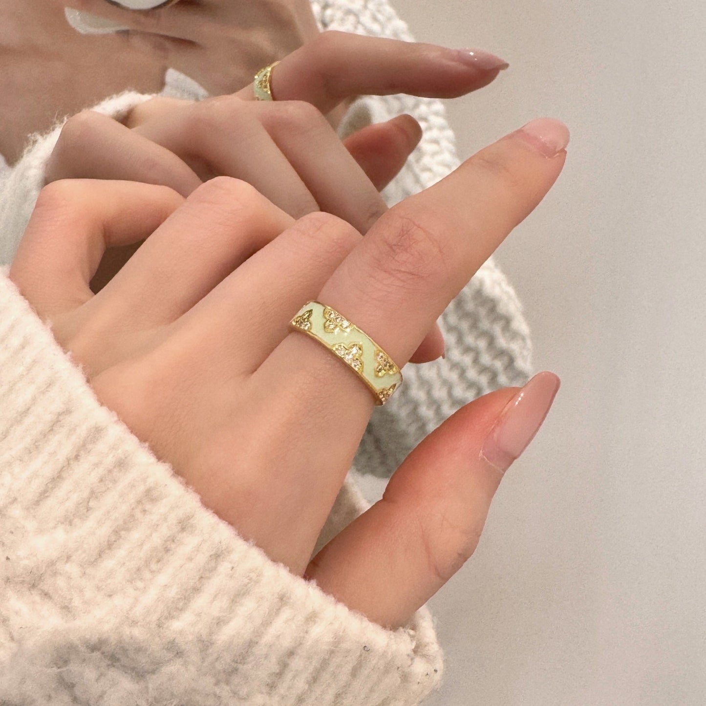 Whimsical Adjustable Ring Set