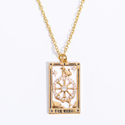 Erynn Gold-plated Tarot Necklace