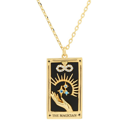 Erynn Gold-plated Tarot Necklace