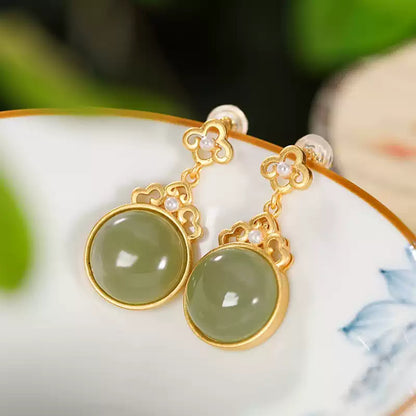 Brynn Jade Drop Earrings