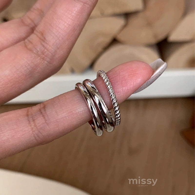 Kensi Minimalist Ring Set