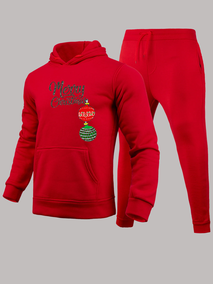 Women's Sweatsuit with Festive Christmas Motif