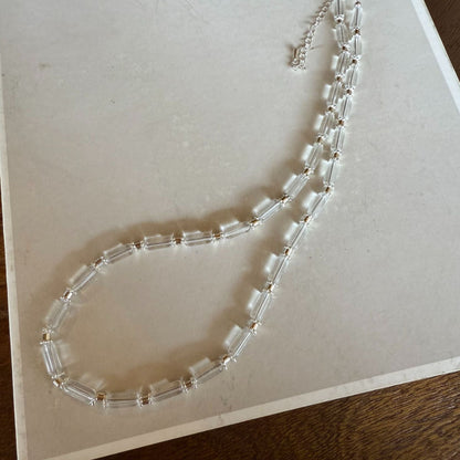 Yatzil Layered Crystal Necklace