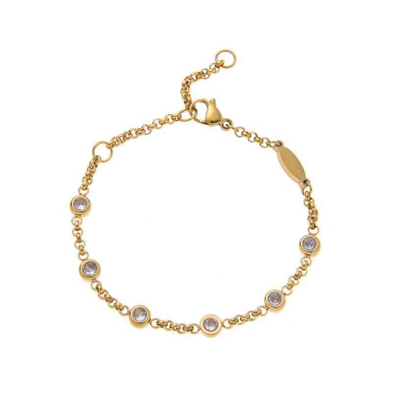 Hasset Minimal Birthstone Bracelet