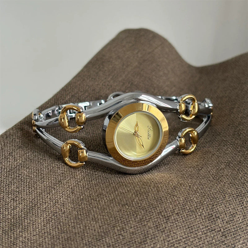 Concave Bracelet Chain Watch