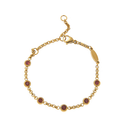 Hasset Minimal Birthstone Bracelet