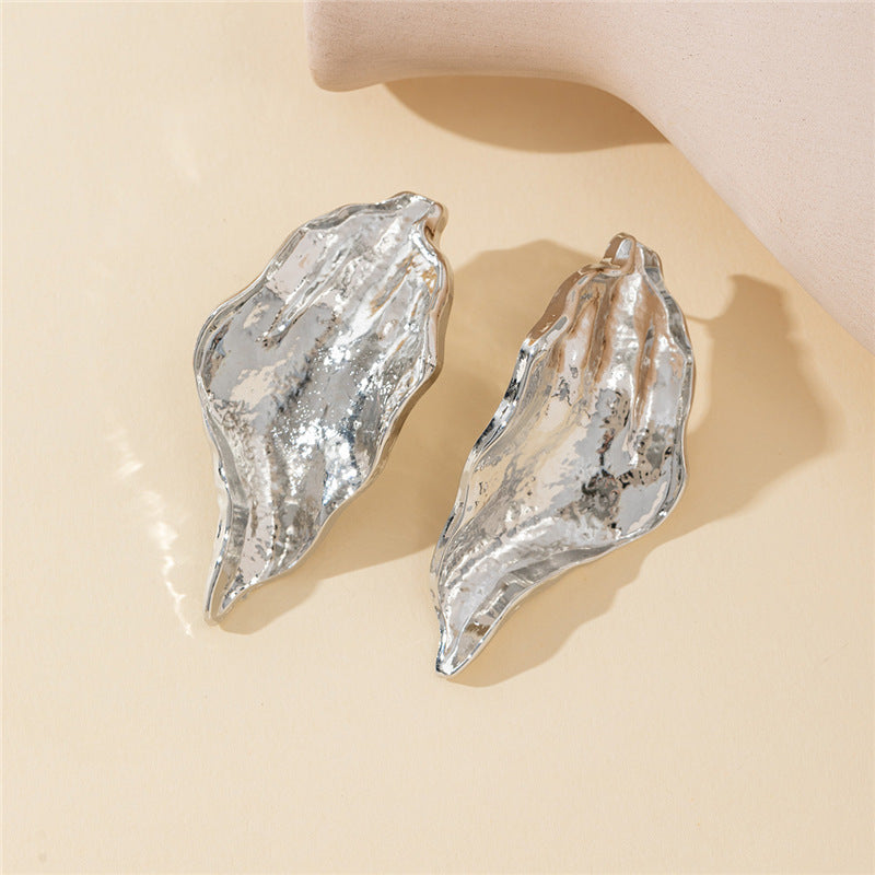 Emina Gilded Leaf Earrings