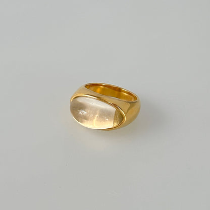 Jamiya Heart Cat Eye Ring