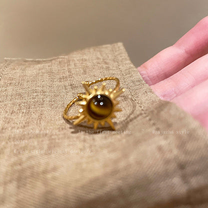 Aahana Golden Tiger Eye Ring