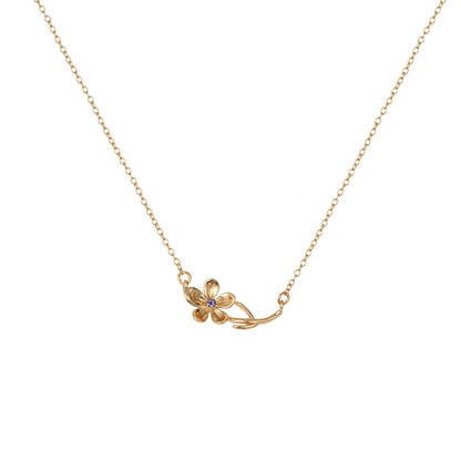 Kaylea Birth Flower Pendant Necklace