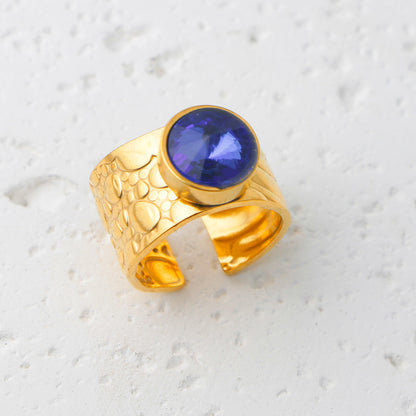 Thais Gold Statement Open Ring