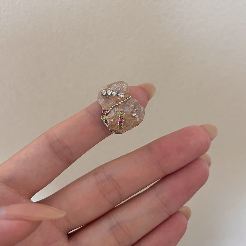 Caylie Maillard Stone Flower Ring