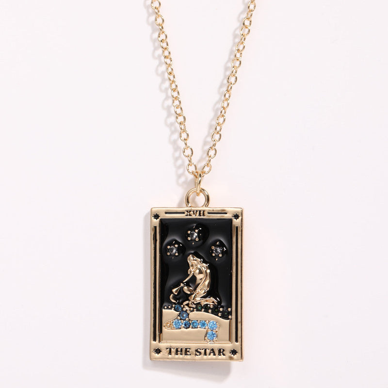 Erynn Gold-plated Tarot Necklace