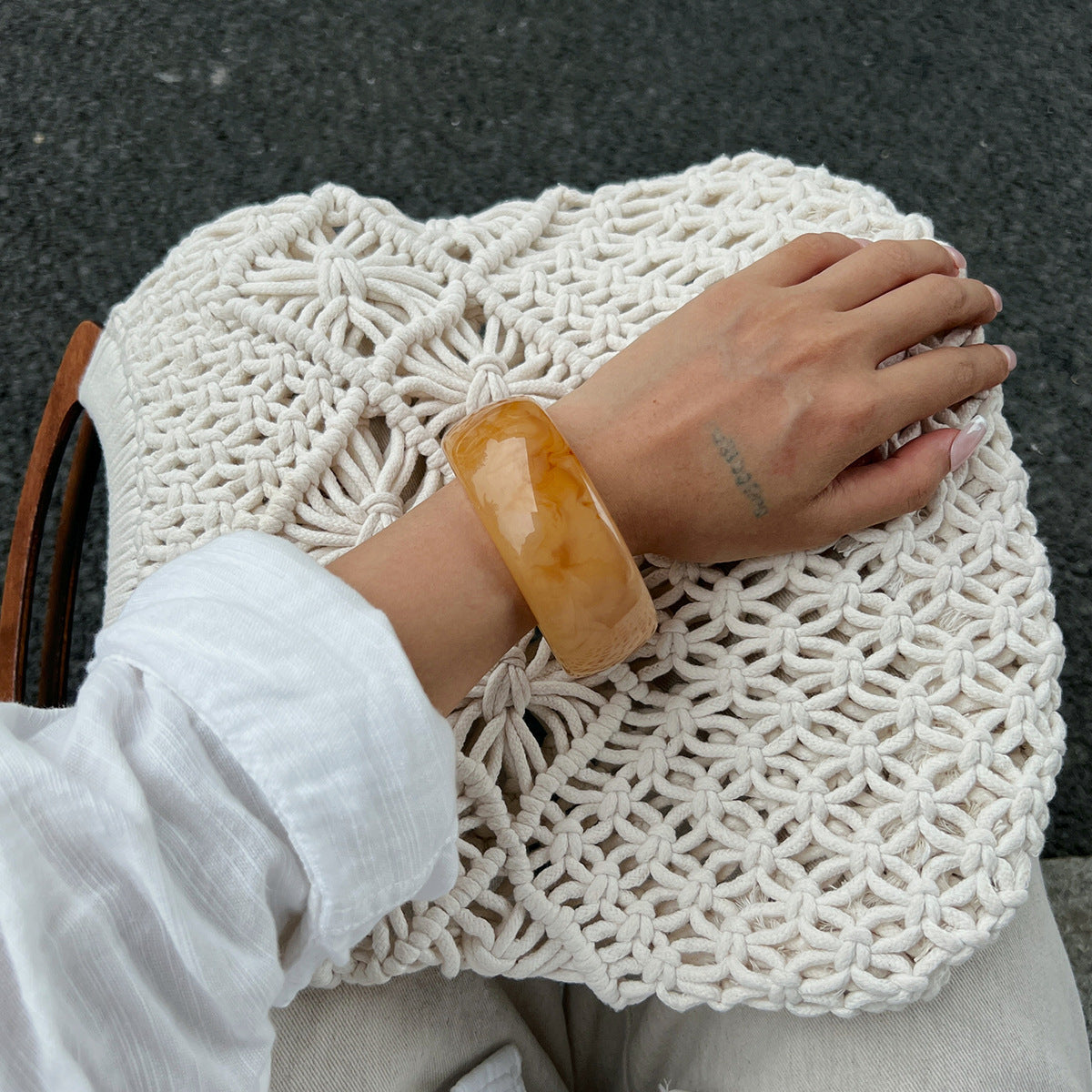 Khali Irregular Smudged Bangle