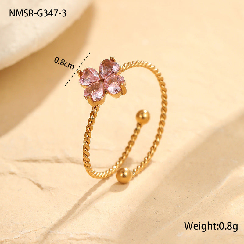 Lilou Clover Charm Ring